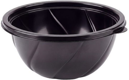 Black Salad Bowl 650ml 50pcs Sb-650 Prepac