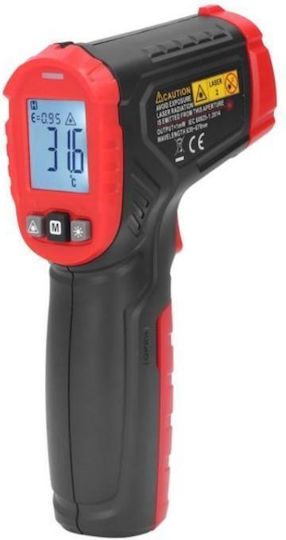 Habotest HT641B Infrarot- und Laserthermometer Für Temperaturen Von 0°C Bis 600°C Mit Verhältnis Von Abstand Zum Ziel 12:1