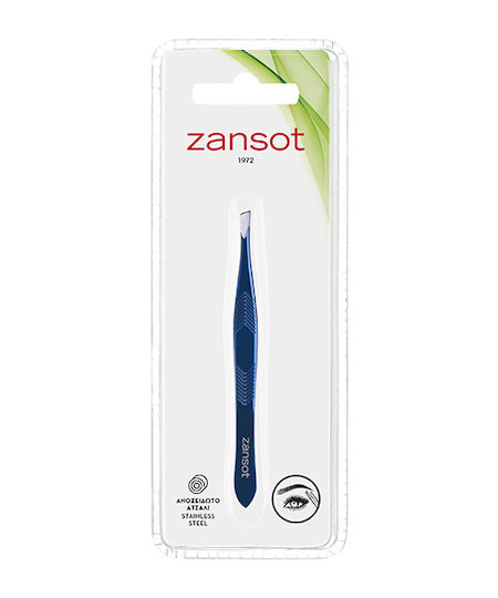 Zan Sot Augenbrauenpinzette Blau 1Stück