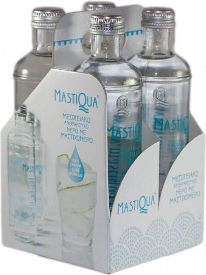 Mastiqua Mastiqua Kohlensäurehaltiges Flaschenwasser in Glas 4x0,33l