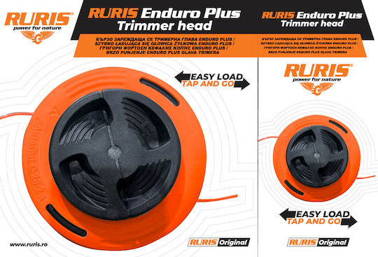 Ruris Trimmer Head Enduro Plus Quick-load Tap Go System