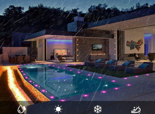 Decorative LED RGB Light 20pcs 3x3cm