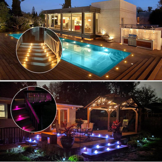 Decorative LED RGB Light 20pcs 3x3cm
