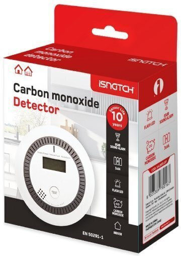 Gbc Isnatch Carbon Monoxide Detector Display