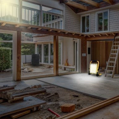 GBC Work & Site Lights Solar LED With Brightness Up To 1000 Lumen
