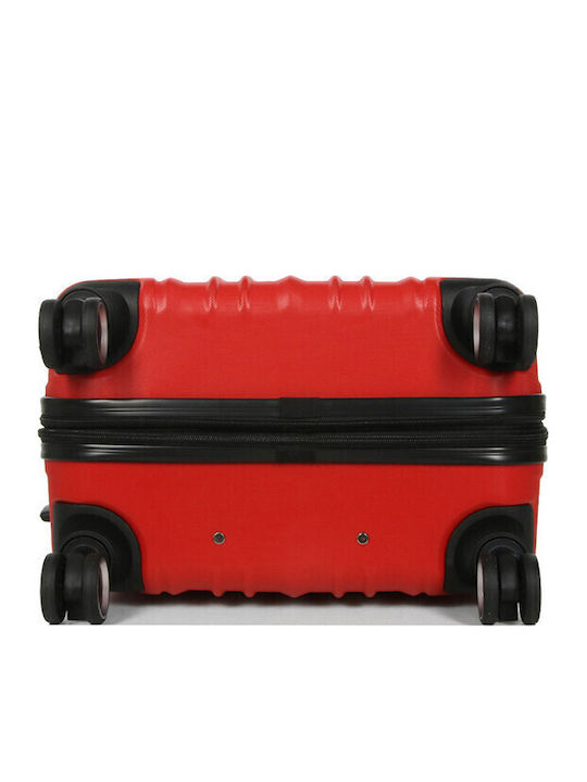 WORLDLINE Valiză de Călătorie de Cabină Dură Roșie Înălțime 55 cm