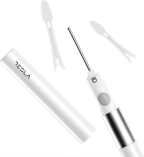 Tesla Water Flosser με Αισθητήρα Πίεσης και Θήκη Ταξιδίου Λευκό