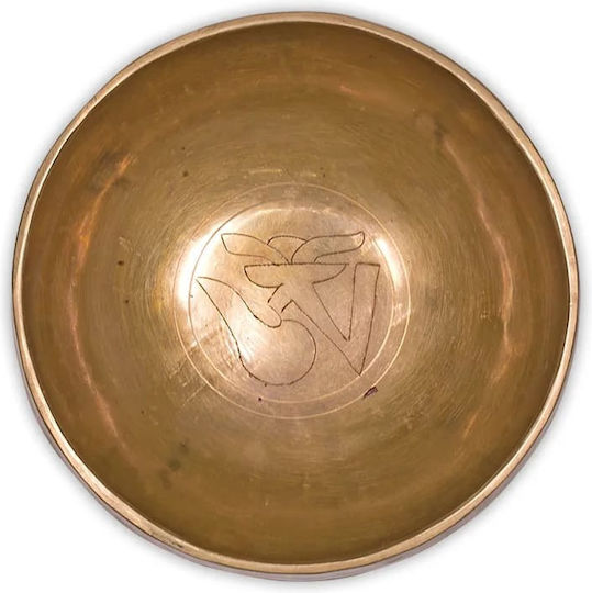 Handmade Meditation Bowl Ohm Engraving Nepal Singing Bowl 10cm