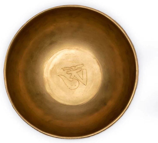 Handmade Meditation Bowl Ohm Engraving Nepal Singing Bowl 10cm