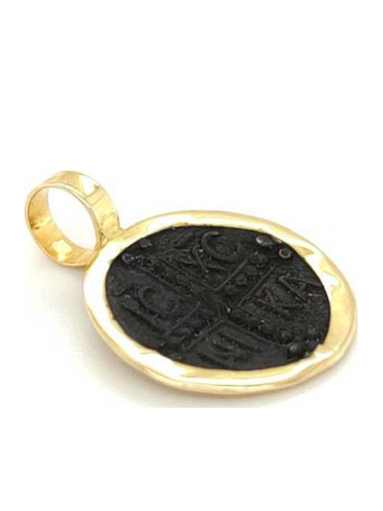 Drandakis Charm Halskette Konstantin aus 9K Gold