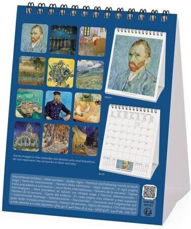 Legami Milano Vincent Van Gogh Μηνιαίο Επιτραπέζιο Ημερολόγιο 2027 12x14.5εκ.