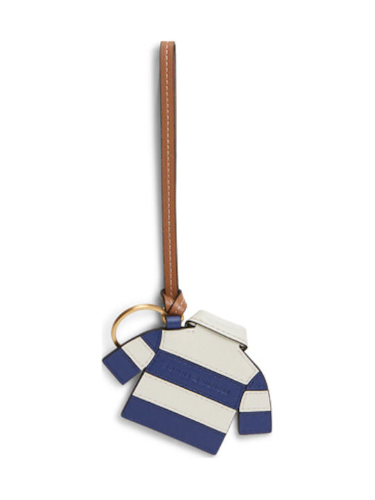 Tommy Hilfiger Breloc Din Piele Pentru Femei Tommy Hilfiger Ivory Albastru Aw0aw18948-0gy