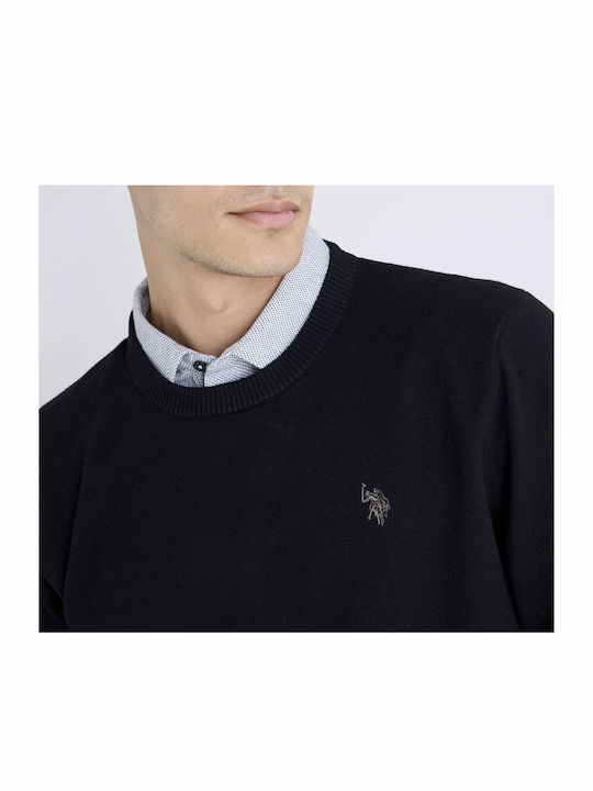 Langarm Schwarz Herrenbluse