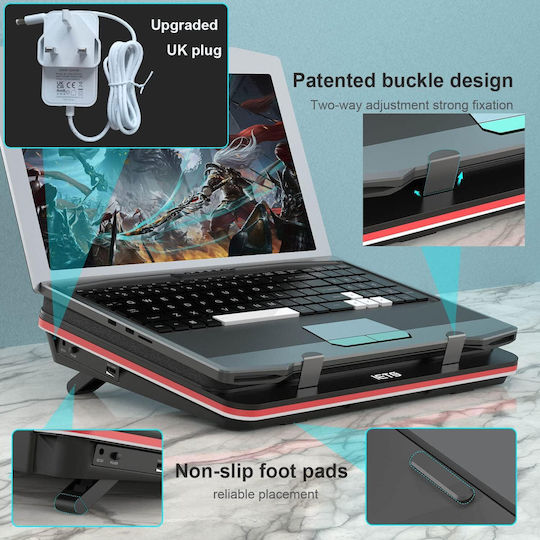 IETS Cooling Pad για Laptop έως 17.3" με 1 Ανεμιστήρα B09D91LYVX