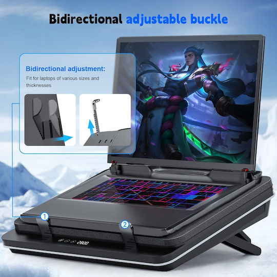 IETS Pad De Răcire Pentru Laptop Până La 19.3" Cu 1 Ventilator B0CR3RS2XV