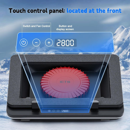 IETS Pad De Răcire Pentru Laptop Până La 19.3" Cu 1 Ventilator B0CR3RS2XV