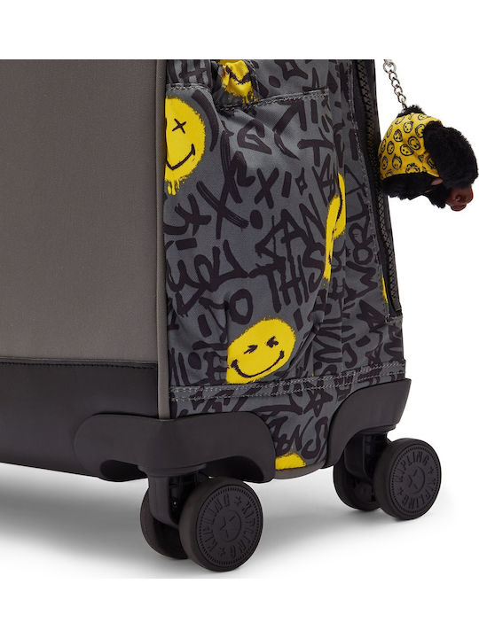 Kipling Storia Ученическа Раница Куфар Сива 40.5 x 20 x 45см
