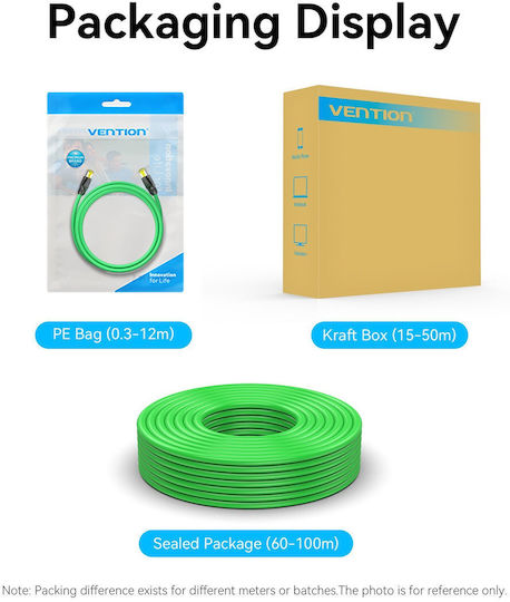 Vention Network Cable Cat6a Sftp Anti-vibration Industrial Flexible 30.0m Ibygt