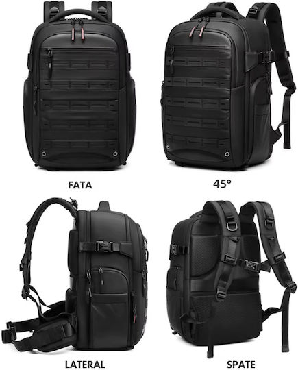 Rucsac Foto Multifuncțional 2 În 1 Geantă Profesională Pentru Camere Dslr Mirrorless Camere Sport Dronă Suport Pentru Trepied Obiective Accesorii Compartiment Pentru Laptop Impermeabil Rucsac Cu Buzunare Multiple Capacitate Mare 20x43x30 Cm