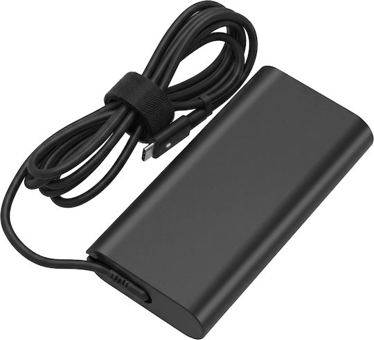 Avizar Usb-c Mains Charger Dell Lenovo Laptop Pd 90w 2.7m Cable Black