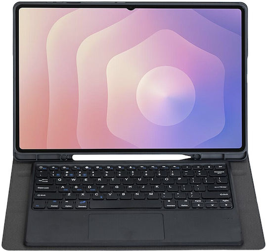 Tablet Case Bluetooth Keyboard Touchpad Pen Holder Samsung Galaxy Tab S11 Ultra 14.6 Black