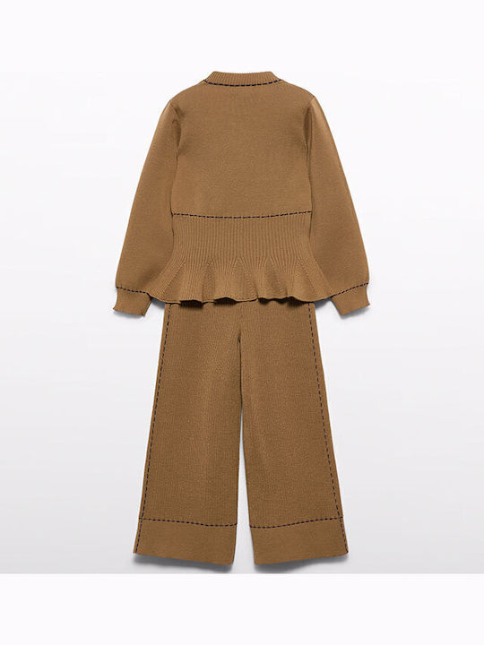 Kids Set with Pants 2 Pieces Camel