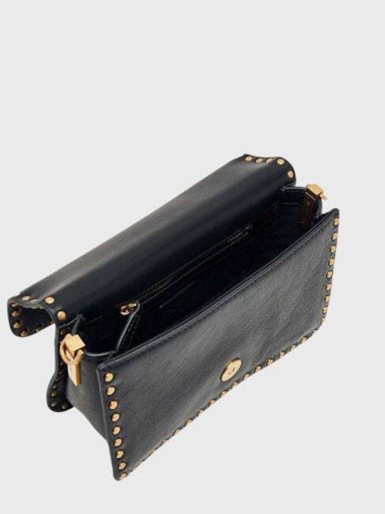 Love One Leder Damenhandtasche Crossbody Schwarze
