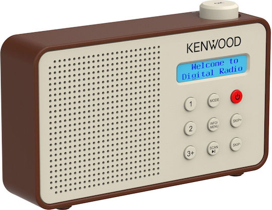 Kenwood CR-M25DAB Portable Electric Radio DAB+ Brown