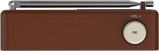Kenwood CR-M25DAB Portable Electric Radio DAB+ Brown