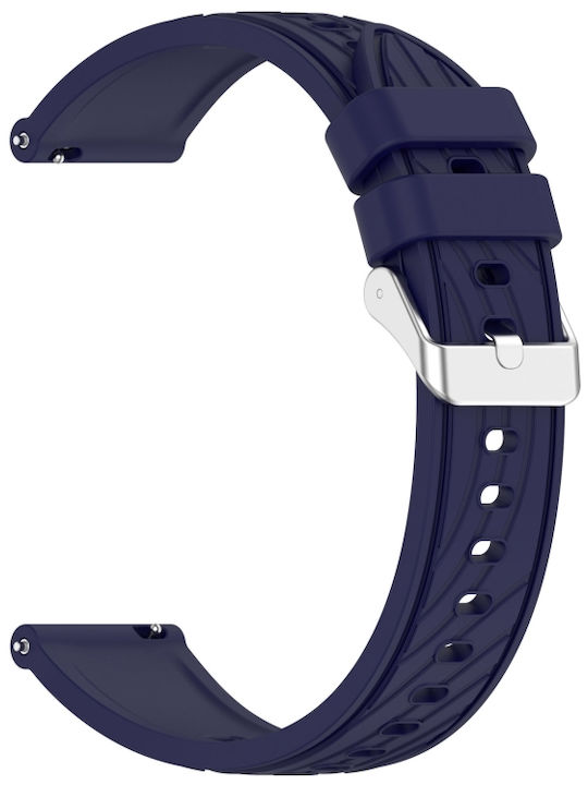 Rubber Strap Blue 43mm