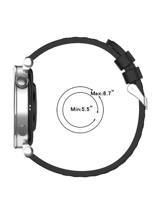 Silicone Каучукова каишка Бежова 20mm