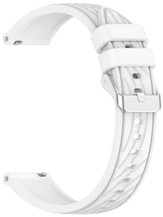 Rubber Strap White 20mm Rubber Strap White 20mm