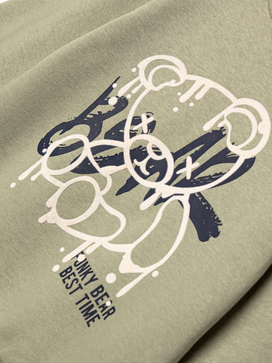 Kinder-Sweatshirt Khaki