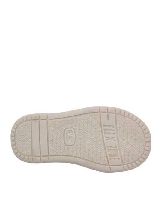 Kids Anatomic Sneakers With Hoop & Loop Closure Beige