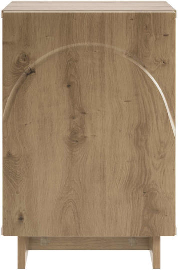 Wooden Brown Bedside Table 33.5x34.5x50cm