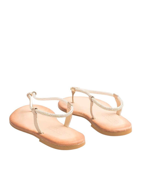Women's Flat Silver Sandals