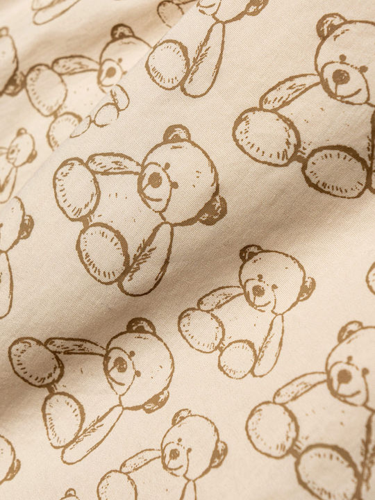 Kids Long-Sleeved Beige Shirt