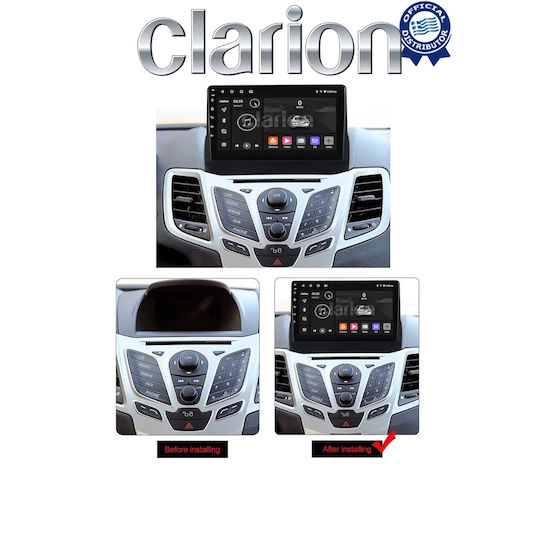 Clarion Gl52152 OEM Мултимедийна Екран Автомобилни Аудио Системи Ford Fiesta 2008>2009 CarPlay AndroidAuto BT GPS Wi-Fi GPRS