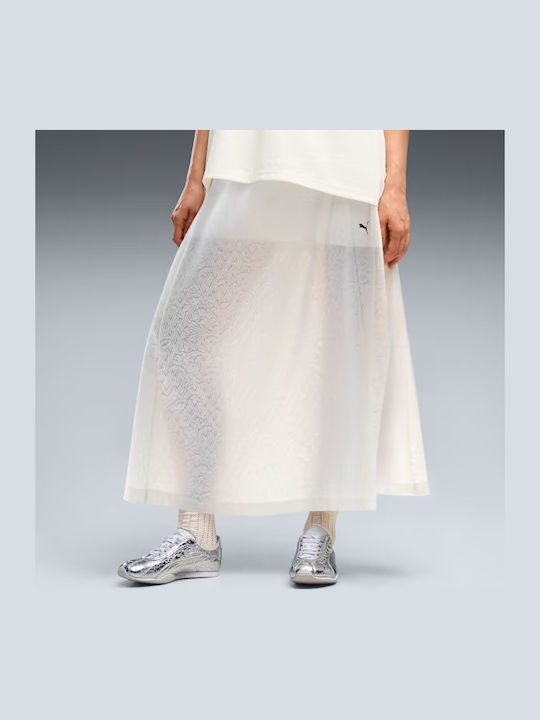Midi Φούστα Warm White