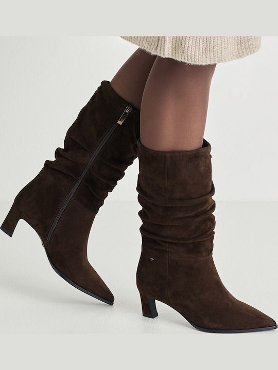 Damen Stiefeletten Braun