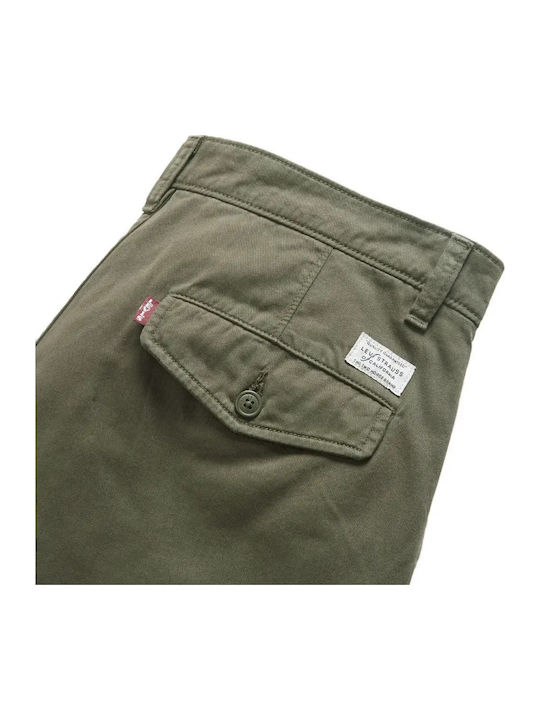 Herrenhose Chino Entspannt Passform Olive Night