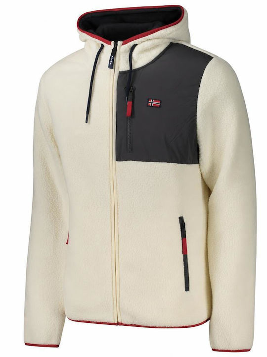 Herren Fleecejacken & Strickjacken Weiß
