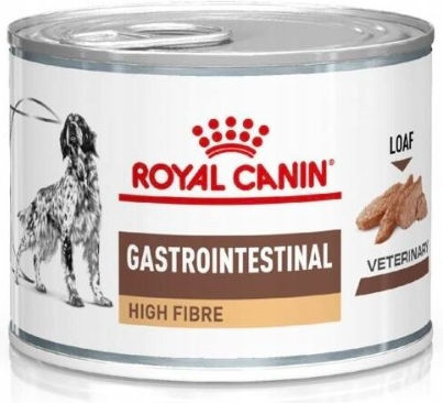 Royal Canin Gastrointestinal High Fibre Υγρή Τροφή Σκύλων σε Κονσέρβα Διαίτης 12x200gr