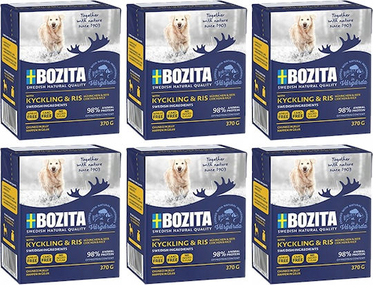 Bozita Hrana Umedă Pentru Câini Dietetică Cu Carne 6x370gr