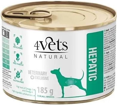 4Vets Υγρή Τροφή Σκύλων με Γαλοπούλα 24x185gr