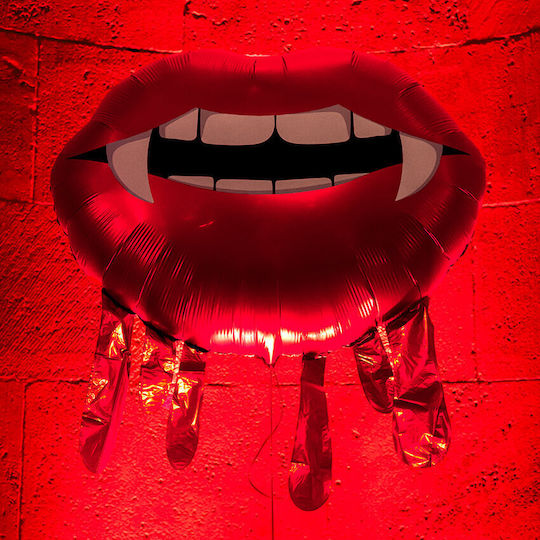 PartyDeco Halloween Folienluftballon Orange