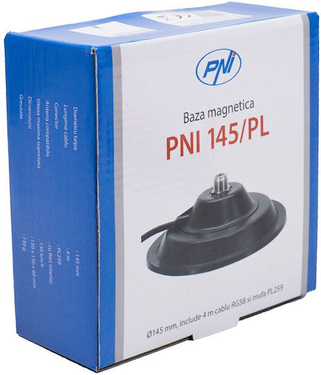 Pni Ml160 Car Cb Antenna 155cm Magnetic Base 145mm & Cable 4m 600w