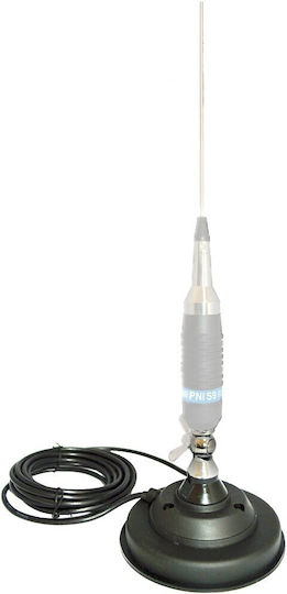 Pni 120/dv Suport Magnetic Antenă 125mm Cablu 4m Ștecăr Pl259