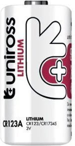 Uniross Lithium Cr123a 3v Battery Ubcr123a 40pcs