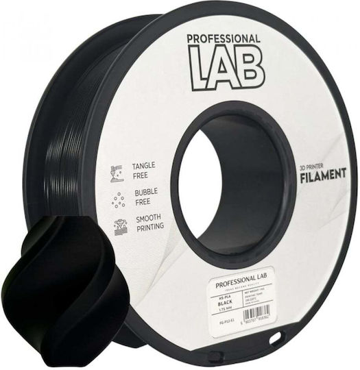 Professional Lab 3d Filament 1kg Hs-pla Black